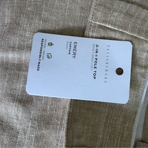 Pottery Barn Emery Linen Curtain Panel